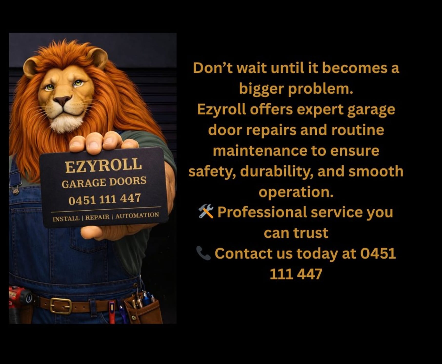 EzyRoll maintenance branding