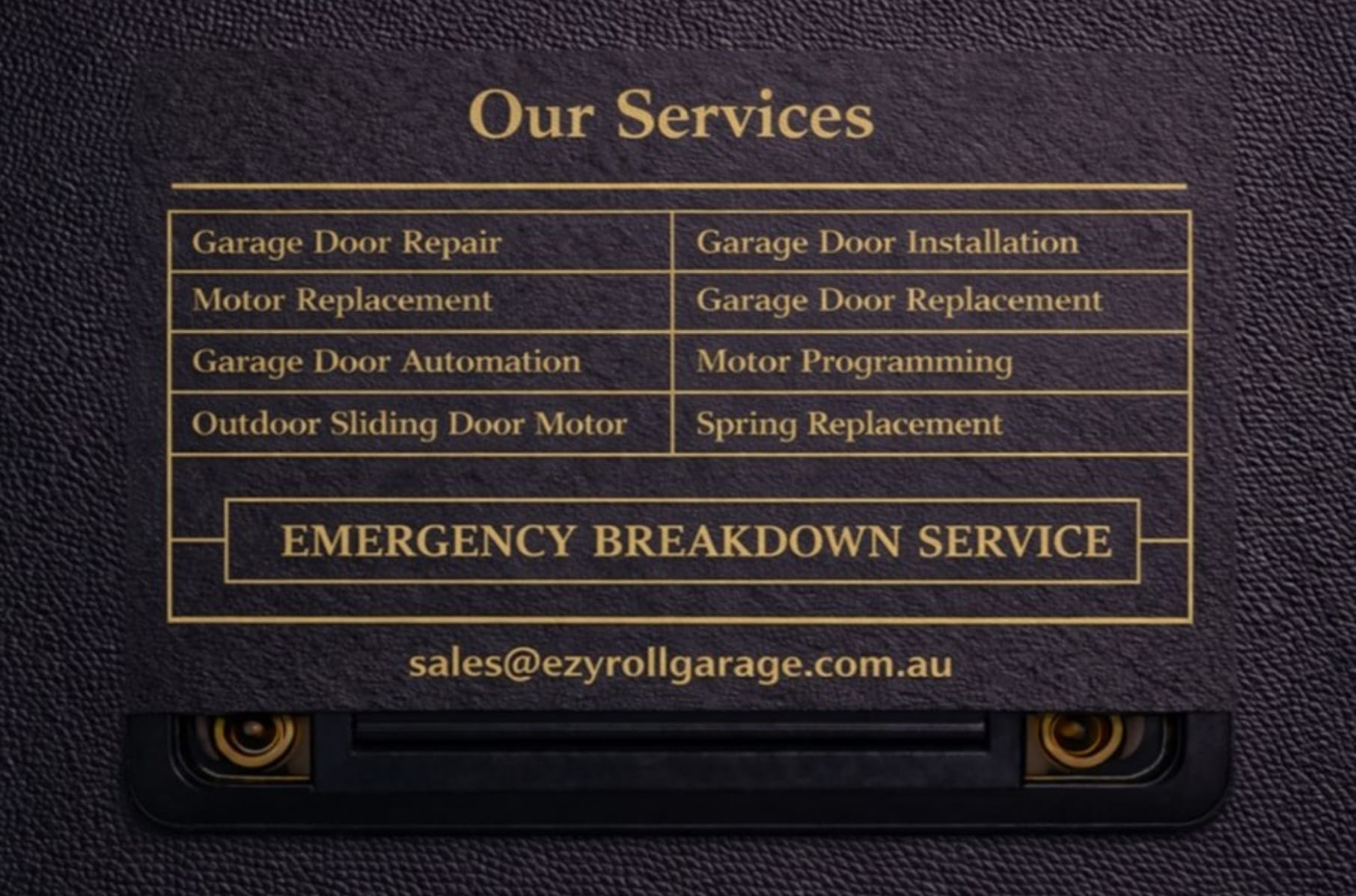 List of services